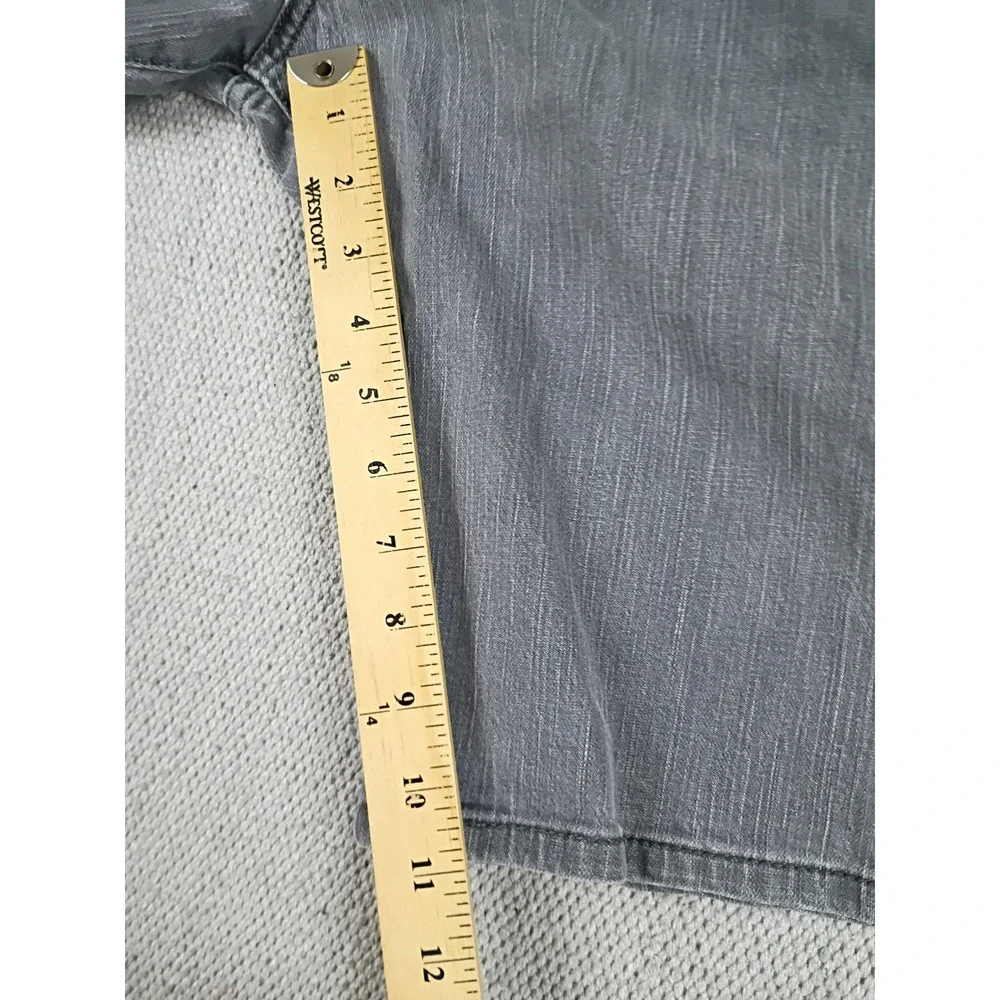 Levi's 569 Denim Shorts Mens 36 Charcoal Grey Loose Straight Fit Jean Shorts‎